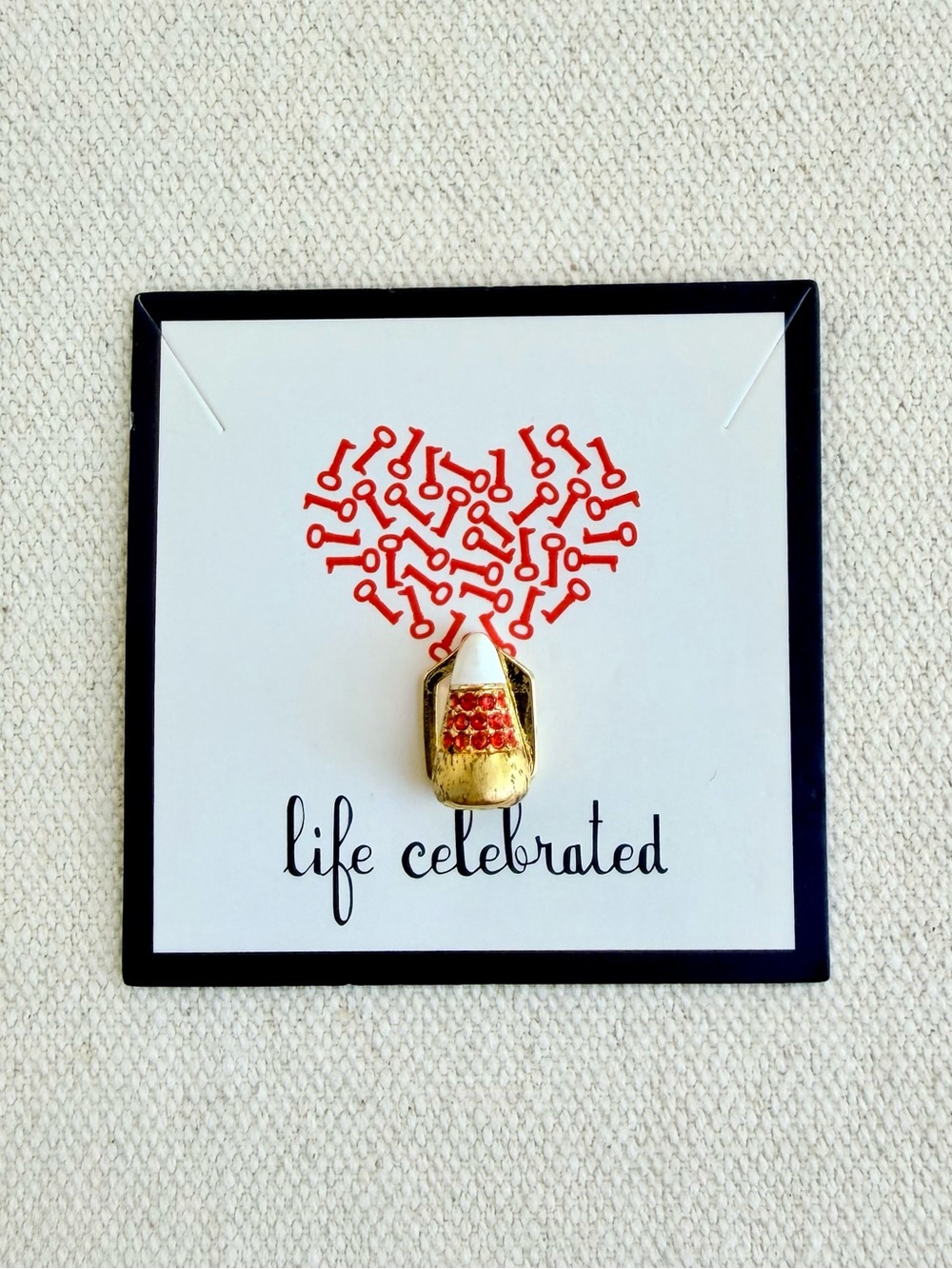 *Candy Corn Charm* KEEP COLLECTIVE Retired Halloween/Holiday